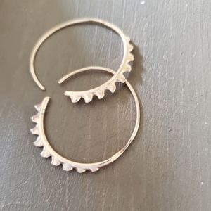 Rose Gold Thorn hoop